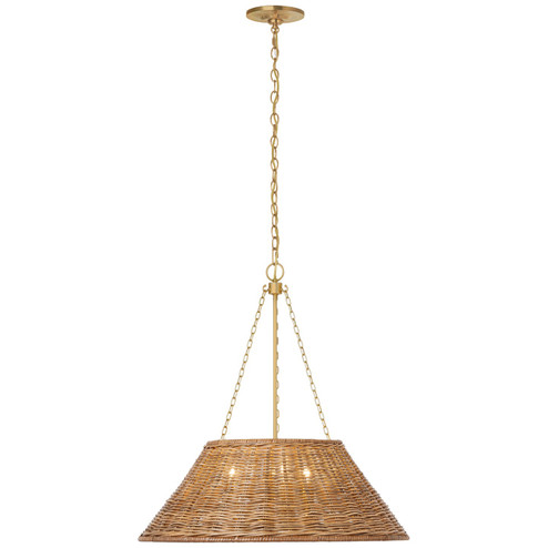 Corinne LED Pendant in Soft Brass (268|MF 5032SB-NTW)