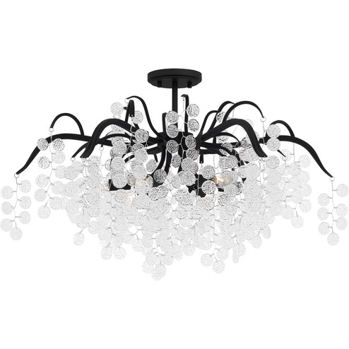 Maple Six Light Semi-Flush Mount in Earth Black (10|MAP1728EK)