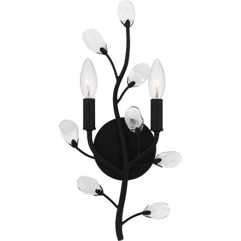 Heiress Two Light Wall Sconce in Matte Black (10|HEI8709MBK)