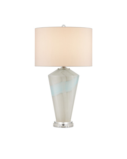 Floating Cloud Collection One Light Table Lamp in Pale Gray/Light Blue/Clear/Polished Nickel (142|6000-0934)
