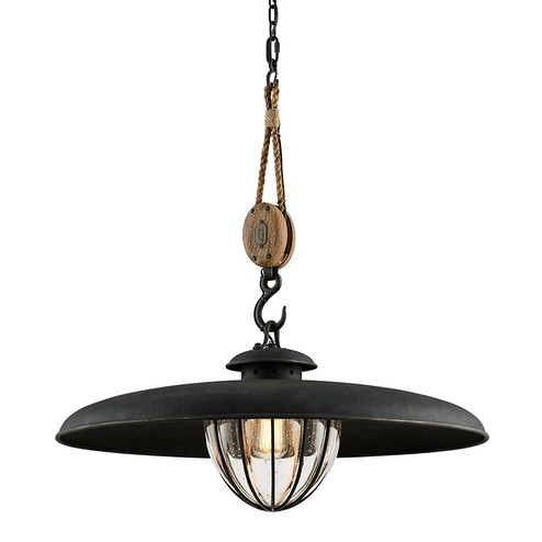 Murphy One Light Pendant in Forged Iron (67|F4907-FOR) Murphy One Light Pendant in Forged Iron (67|F4907-FOR)