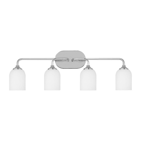 Emile Four Light Vanity in Chrome (1|GLV1024EN3/CH)