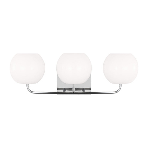 Rory Three Light Vanity in Chrome (1|GLV1013EN3/CH)