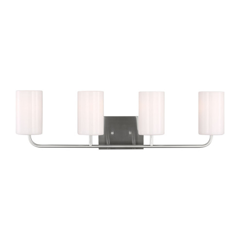 Rhett Four Light Vanity in Brushed Steel (1|GLV1004EN3/BS)