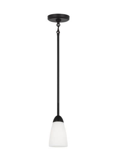 Seville One Light Mini Pendant in Midnight Black (1|6120201EN3-112)