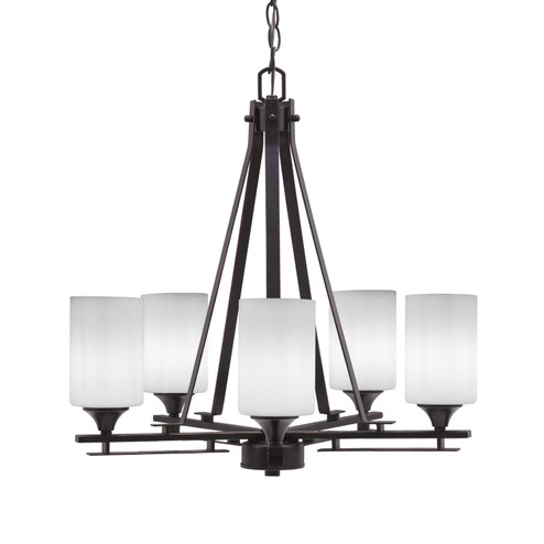 Uptowne Five Light Chandelier in Dark Granite (200|325-DG-310)