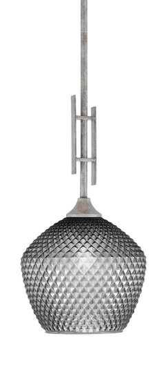 Uptowne One Light Mini Pendant in Aged Silver (200|320-AS-4922)