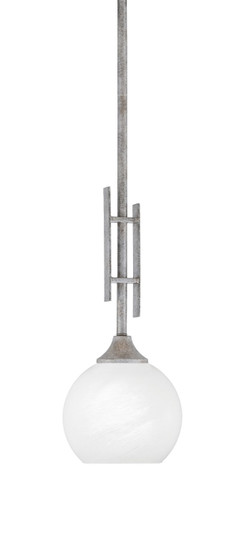 Uptowne One Light Mini Pendant in Aged Silver (200|320-AS-4101)