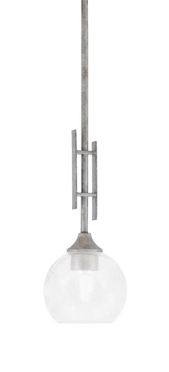 Uptowne One Light Mini Pendant in Aged Silver (200|320-AS-4100)