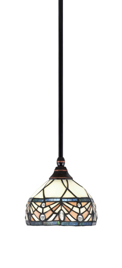 Stem One Light Mini Pendant in Black Copper (200|23-BC-9485)