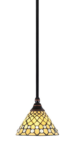 Stem One Light Mini Pendant in Black Copper (200|23-BC-9415)