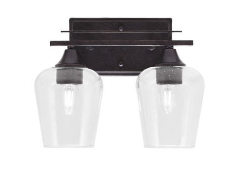 Uptowne Two Light Bathroom Lighting in Dark Granite (200|132-DG-210)
