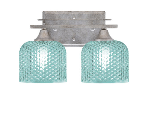 Uptowne Two Light Bath Bar in Aged Silver (200|132-AS-4615)