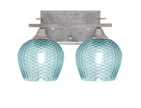 Uptowne Two Light Bath Bar in Aged Silver (200|132-AS-4605)