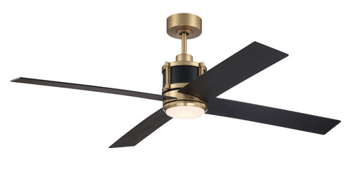 Gregory 56'' Ceiling Fan in Satin Brass (46|GRG56SBFB4)