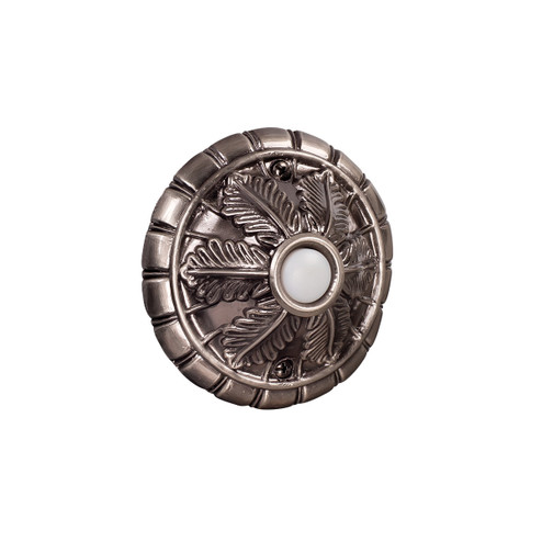 Push Button-Surface Mount Surface Mount Medallion Lighted Push Button in Antique Pewter (46|BSMED-AP)
