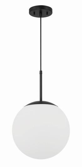 Gaze One Light Pendant in Flat Black (46|56892-FB-WG)