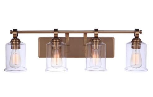 Romero Four Light Vanity in Satin Brass (46|56404-SB)