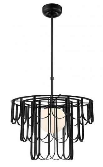 Melody One Light Pendant in Flat Black (46|54992-FB)