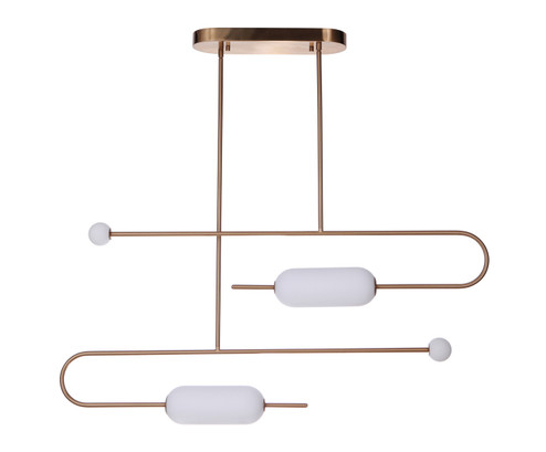 Tuli LED Island Pendant in Satin Brass (46|53874-SB-LED)