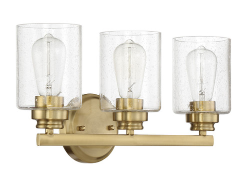 Bolden Three Light Vanity in Satin Brass (46|50503-SB)