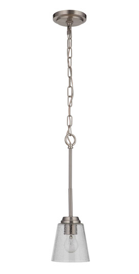 Tyler One Light Mini Pendant in Brushed Polished Nickel (46|50291-BNK)