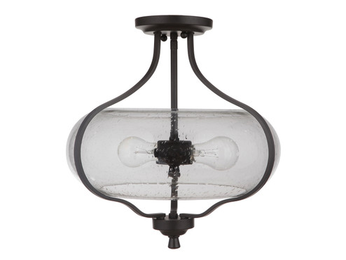Serene Two Light Semi Flush Mount in Espresso (46|49952-ESP)