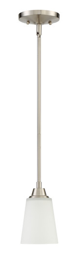 Grace One Light Mini Pendant in Brushed Polished Nickel (46|41991-BNK)