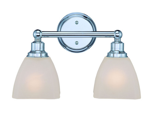Bradley Two Light Vanity in Chrome (46|26602-CH) Bradley Two Light Vanity in Chrome (46|26602-CH)
