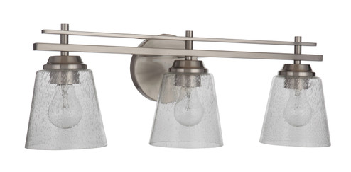 Drake Three Light Vanity in Brushed Polished Nickel (46|19624BNK3)