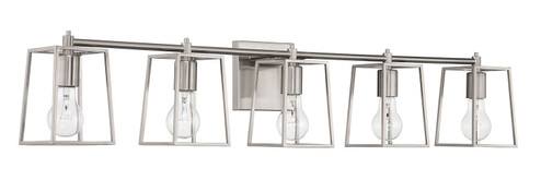 Dunn Five Light Vanity in Brushed Polished Nickel (46|12141BNK5)
