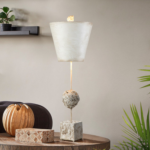 Petra One Light Table Lamp in Bone White (175|TA1164)