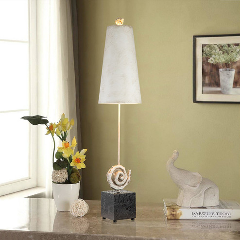 Swirl One Light Table Lamp in Bone White (175|TA1163)