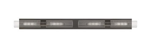 Downtown Urban Four Light Bath Vanity in Oil Rubbed Bronze (405|617L-4W-OB-G617-11SCL)