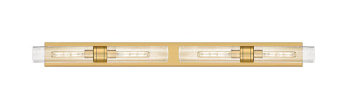 Downtown Urban Four Light Bath Vanity in Brushed Brass (405|617L-4W-BB-G617-11SDY)