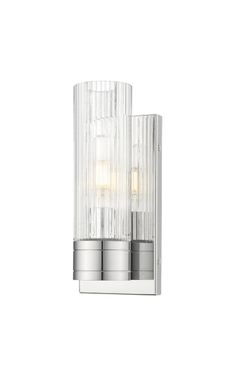 Downtown Urban One Light Wall Sconce in Polished Chrome (405|617-1W-PC-G617-8SCL)