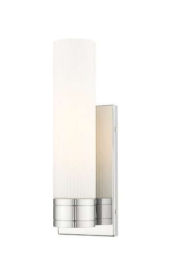 Downtown Urban One Light Wall Sconce in Polished Chrome (405|617-1W-PC-G617-11SWH)