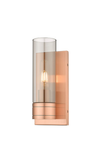 Downtown Urban One Light Wall Sconce in Antique Copper (405|617-1W-AC-G617-8SM)