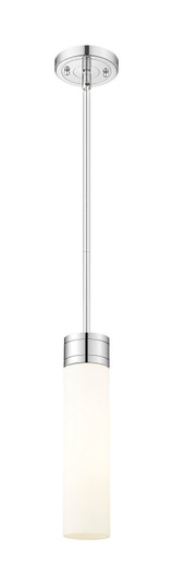 Downtown Urban One Light Mini Pendant in Polished Chrome (405|617-1S-PC-G617-11WH)
