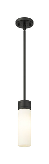 Downtown Urban One Light Mini Pendant in Matte Black (405|617-1S-BK-G617-8WH)