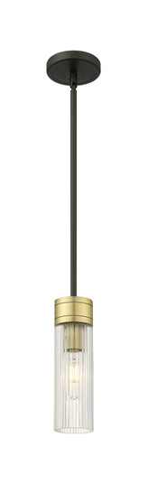 Downtown Urban One Light Mini Pendant in Black Antique Brass (405|617-1S-BAB-G617-8SCL)