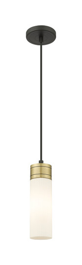 Downtown Urban One Light Mini Pendant in Black Antique Brass (405|617-1P-BAB-G617-8SWH)