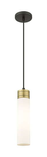 Downtown Urban One Light Mini Pendant in Black Antique Brass (405|617-1P-BAB-G617-11WH)