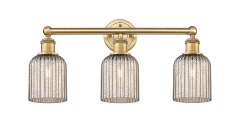 Edison Three Light Bath Vanity in Brushed Brass (405|616-3W-BB-G559-5ME)