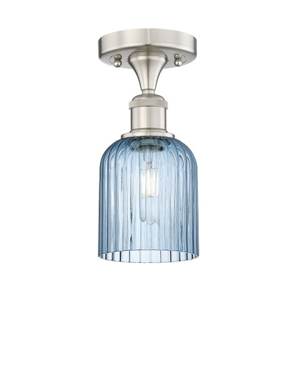 Edison One Light Semi-Flush Mount in Brushed Satin Nickel (405|616-1F-SN-G559-5BL)