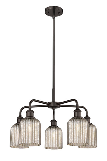Ballston Five Light Chandelier in Oil Rubbed Bronze (405|516-5CR-OB-G559-5ME)
