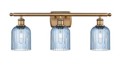 Ballston Three Light Bath Vanity in Brushed Brass (405|516-3W-BB-G559-5BL)