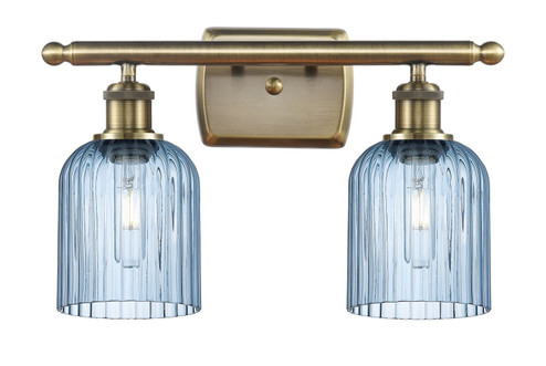 Ballston Two Light Bath Vanity in Antique Brass (405|516-2W-AB-G559-5BL)