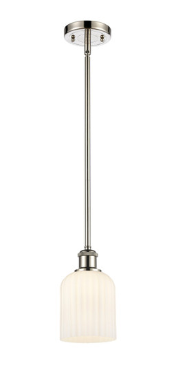 Ballston One Light Mini Pendant in Polished Nickel (405|516-1S-PN-G559-5GWH) Ballston One Light Mini Pendant in Polished Nickel (405|516-1S-PN-G559-5GWH)