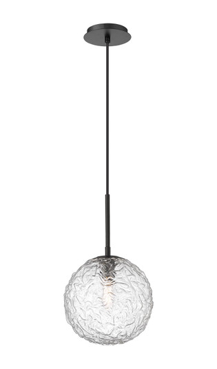 Downtown Urban One Light Mini Pendant in Matte Black (405|321-1P-BK-G320-10CL-BK)
